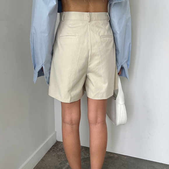 Oak + Fort black tailored shorts NWT - Picture 7 of 7